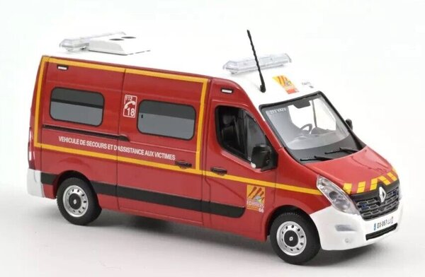 Renault Renault Master Ambulance Pompiers Vsav 2014 - 1:43 - Norev Renault Renault Master Ambulance Pompiers Vsav 2014 - 1:43 - Norev