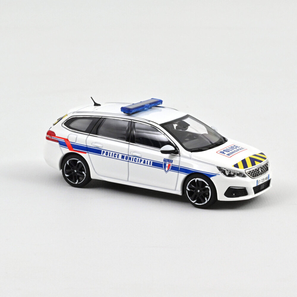 Peugeot Peugeot 308 SW Police Municipale 2018 - 1:43 - Norev
