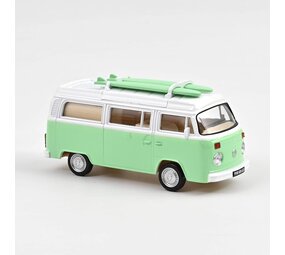 Volkswagen Volkswagen T2B Camper Van + Surfing Boards 1973 - 1:43 - Norev Volkswagen Volkswagen T2B Camper Van + Surfing Boards 1973 - 1:43 - Norev