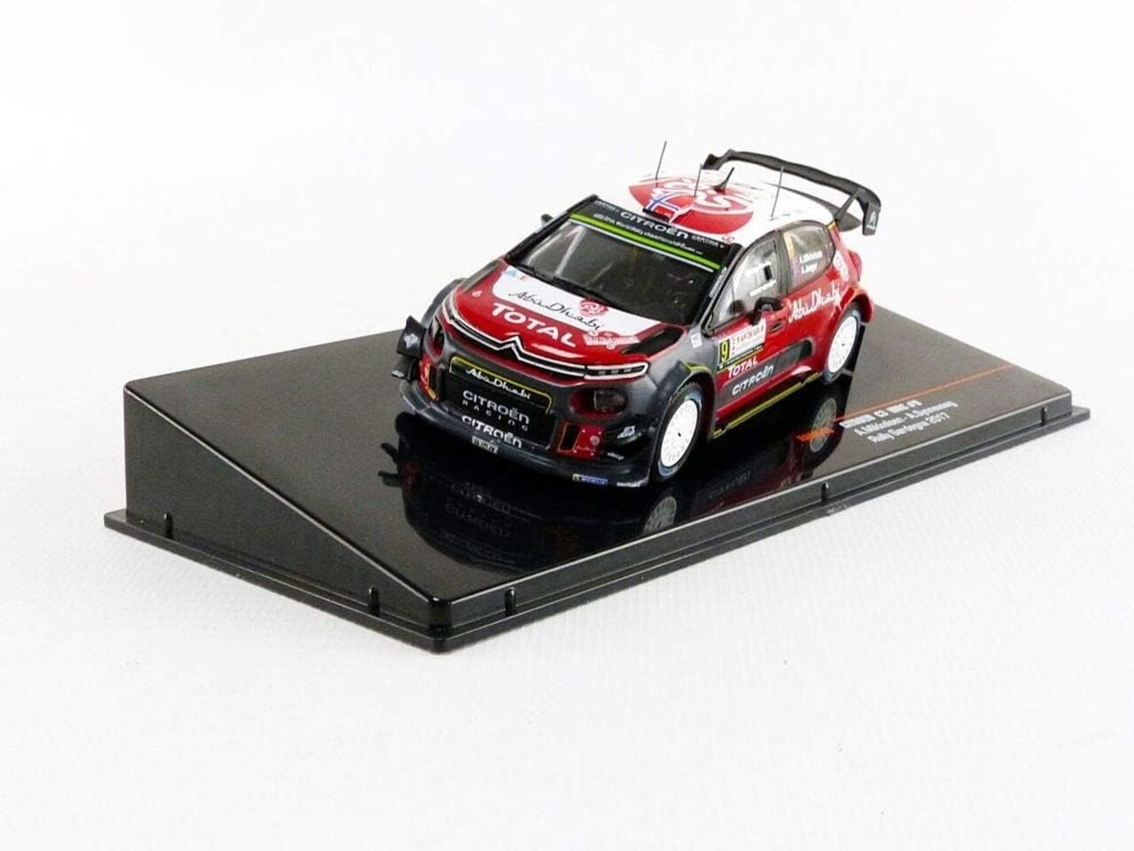 Citroen Citroën C3 WRC #9 Rally Sardegna 2017 - 1:43 - IXO Models