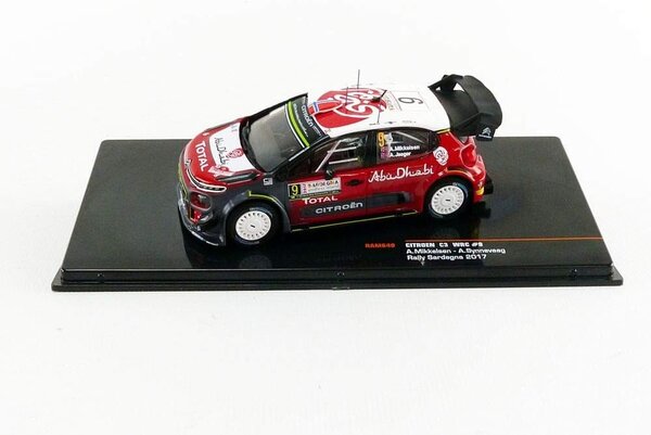 Citroen Citroën C3 WRC #9 Rally Sardegna 2017 - 1:43 - IXO Models