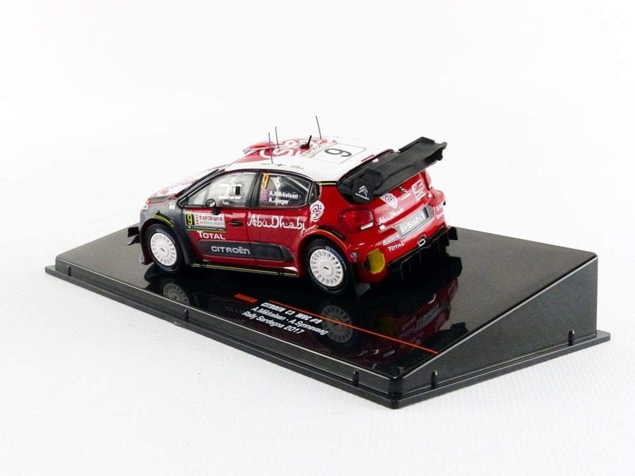 Citroen Citroën C3 WRC #9 Rally Sardegna 2017 - 1:43 - IXO Models