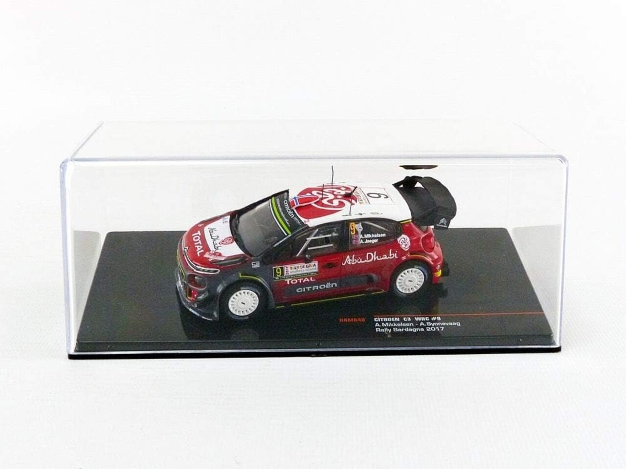 Citroen Citroën C3 WRC #9 Rally Sardegna 2017 - 1:43 - IXO Models
