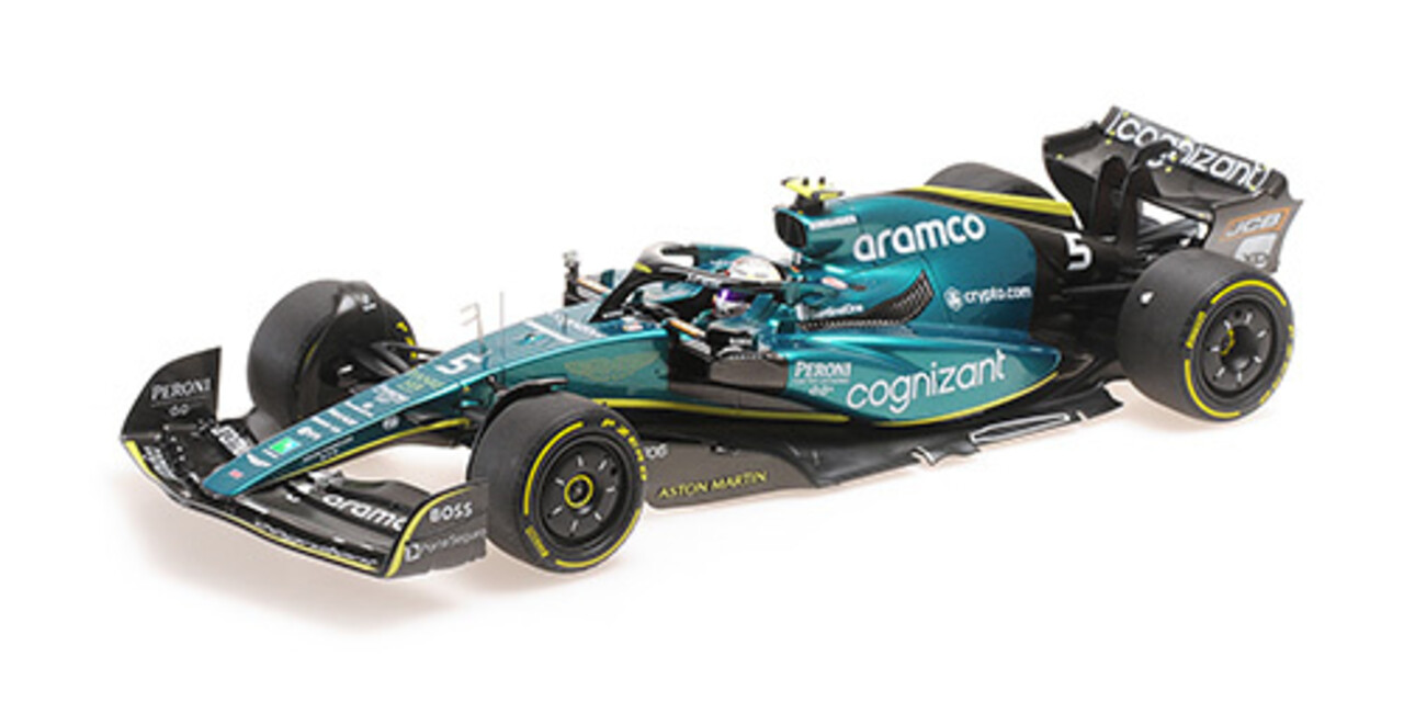 Formule 1 Aston Martin Aramco Cognizant F1 Team AMR22 #5 Last Race Abu Dhabi GP 2022 - 1:18 - Minichamps