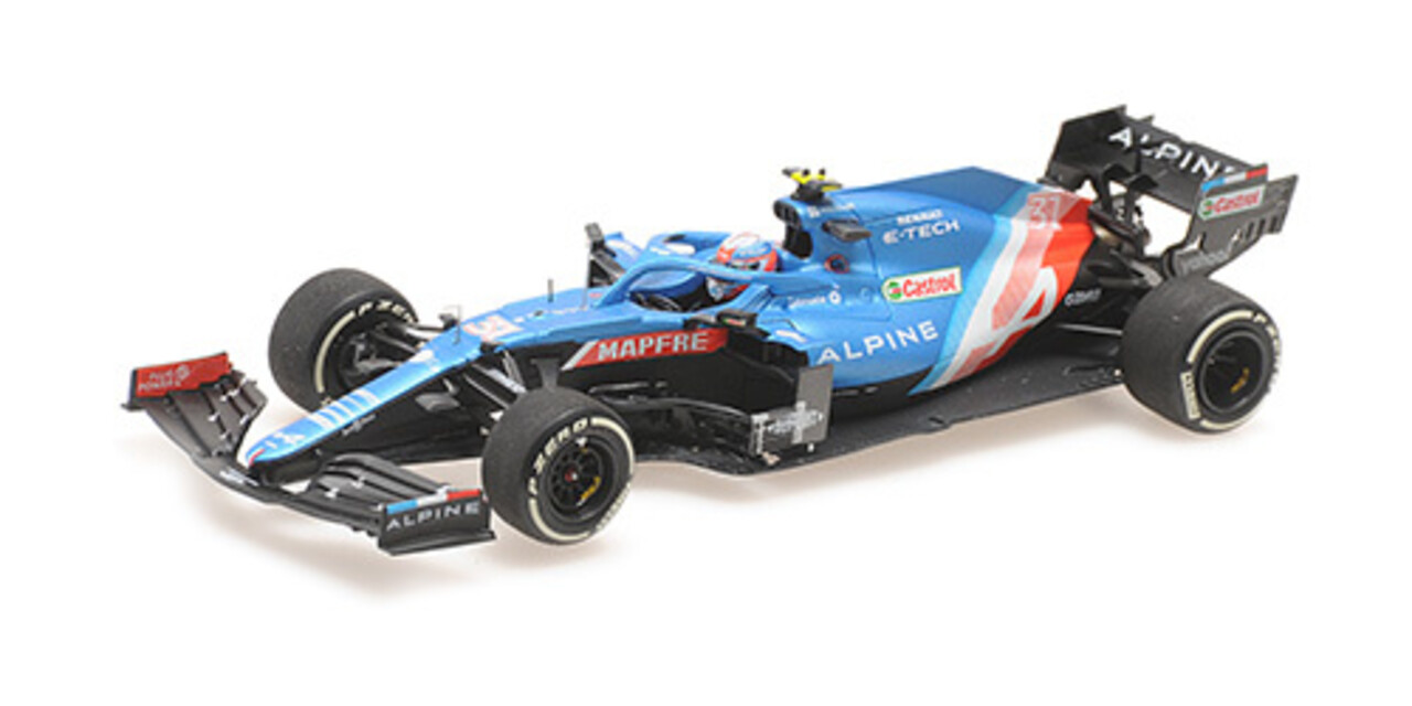 Formule 1 Alpine F1 Team A521, Ocon, Winner Hungarian GP 2021 - 1:43 - Minichamps Formule 1 Alpine F1 Team A521, Ocon, Winner Hungarian GP 2021 - 1:43 - Minichamps
