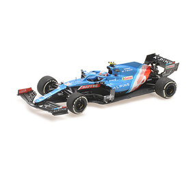 Formule 1 Alpine F1 Team A521, Ocon, Winner Hungarian GP 2021 - 1:43 - Minichamps