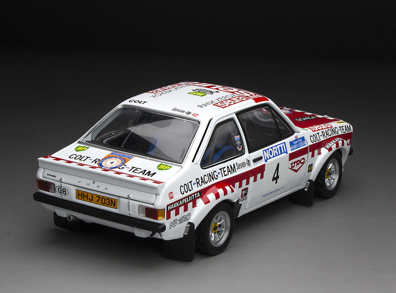 Ford Ford Escort RS1800 #4 3rd 1000 Lakes Rally (Finland) 1975 - 1:18 - Sun Star Ford Ford Escort RS1800 #4 3rd 1000 Lakes Rally (Finland) 1975 - 1:18 - Sun Star