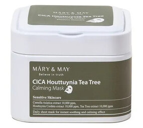 Mary & May Mary & May - CICA Houttuynia Tea Tree Calming Mask - 30 pcs Mary & May Mary & May - CICA Houttuynia Tea Tree Calming Mask - 30 pcs
