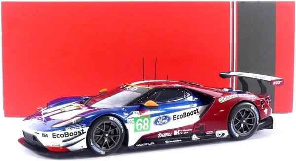 Ford Ford GT #68 24h Le Mans 2018 - 1:18 - IXO Models Ford Ford GT #68 24h Le Mans 2018 - 1:18 - IXO Models