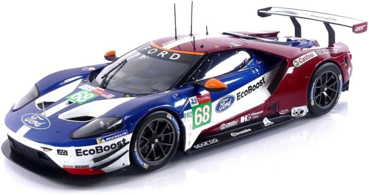 Ford Ford GT #68 24h Le Mans 2018 - 1:18 - IXO Models Ford Ford GT #68 24h Le Mans 2018 - 1:18 - IXO Models