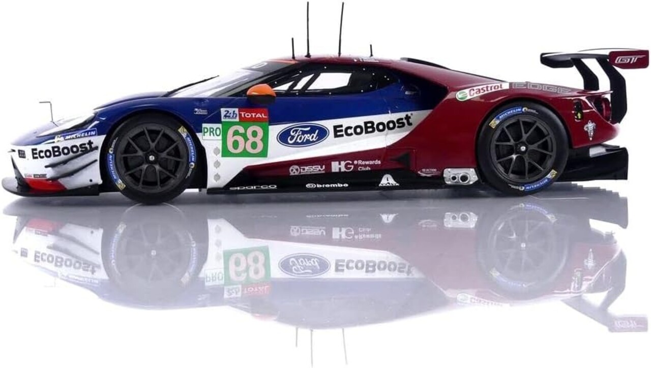Ford Ford GT #68 24h Le Mans 2018 - 1:18 - IXO Models Ford Ford GT #68 24h Le Mans 2018 - 1:18 - IXO Models