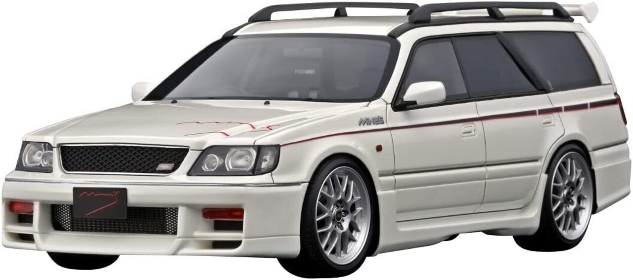 Nissan Nissan Stagea 260RS (WGNC34) + 18 Inch Silver Wheels - 1:18 - Ignition Model Nissan Nissan Stagea 260RS (WGNC34) + 18 Inch Silver Wheels - 1:18 - Ignition Model