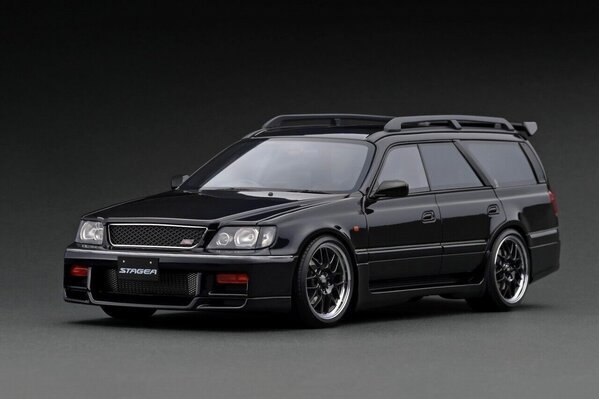 Nissan Nissan Stagea 260RS (WGNC34) + 18 Inch Wheels Polish & Black - 1:18 - Ignition Model Nissan Nissan Stagea 260RS (WGNC34) + 18 Inch Wheels Polish & Black - 1:18 - Ignition Model