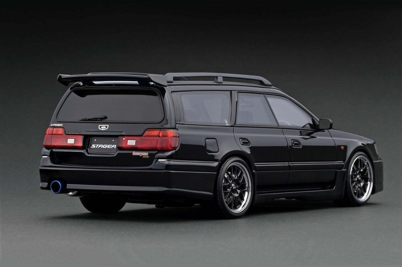 Nissan Nissan Stagea 260RS (WGNC34) + 18 Inch Wheels Polish & Black - 1:18 - Ignition Model Nissan Nissan Stagea 260RS (WGNC34) + 18 Inch Wheels Polish & Black - 1:18 - Ignition Model