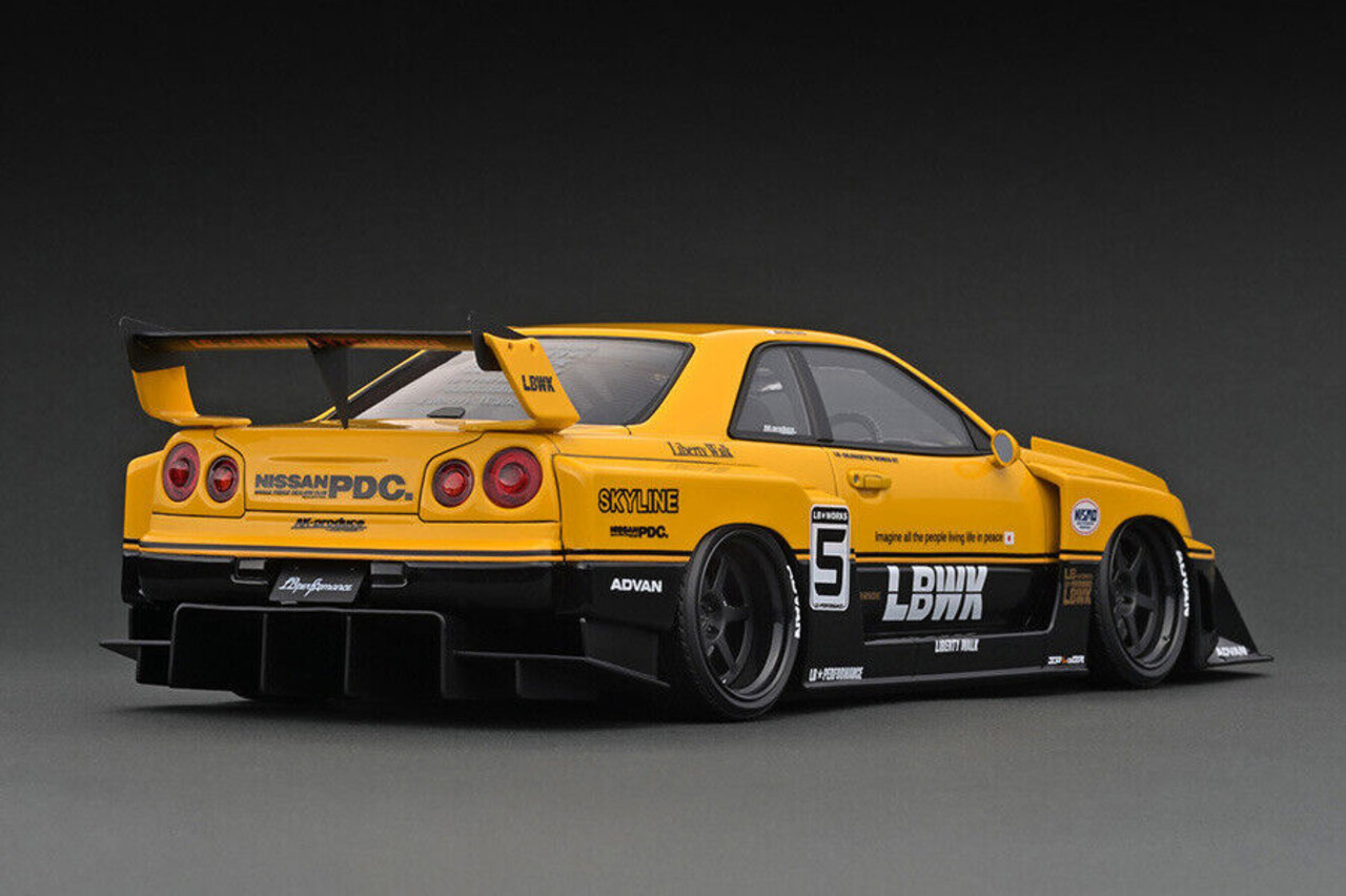 Nissan Nissan LB-ER34 Super Silhouette Skyline LB Works - 1:18 - Ignition Model Nissan Nissan LB-ER34 Super Silhouette Skyline LB Works - 1:18 - Ignition Model