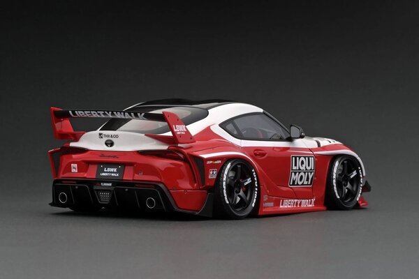 Toyota Toyota Supra (A90) LB Works + 19 Inch Wheels - 1:18 - Ignition Model Toyota Toyota Supra (A90) LB Works + 19 Inch Wheels - 1:18 - Ignition Model