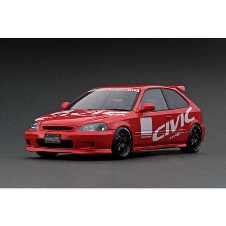 Honda Honda Civic (EK9) Type R+ 15 Inch Wheels - 1:18 - Ignition Model