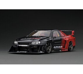 Nissan Nissan Skyline ER-34 LB Works Super Silhouette 'Advan' 1996 - 1:18 - Ignition Model Nissan Nissan Skyline ER-34 LB Works Super Silhouette 'Advan' 1996 - 1:18 - Ignition Model