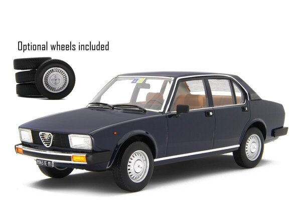 Alfa Romeo Alfa Romeo Alfetta 2.0L 1978 + Optional Wheels - 1:18 - Laudoracing - Model Alfa Romeo Alfa Romeo Alfetta 2.0L 1978 + Optional Wheels - 1:18 - Laudoracing - Model