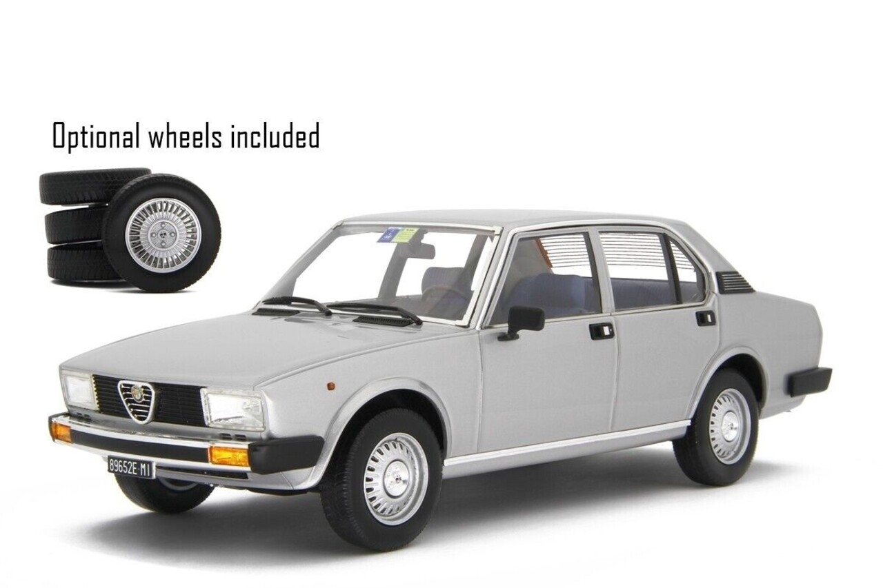 Alfa Romeo Alfa Romeo Alfetta 2.0L 1978 + Optional Wheels - 1:18 - Laudoracing - Model Alfa Romeo Alfa Romeo Alfetta 2.0L 1978 + Optional Wheels - 1:18 - Laudoracing - Model