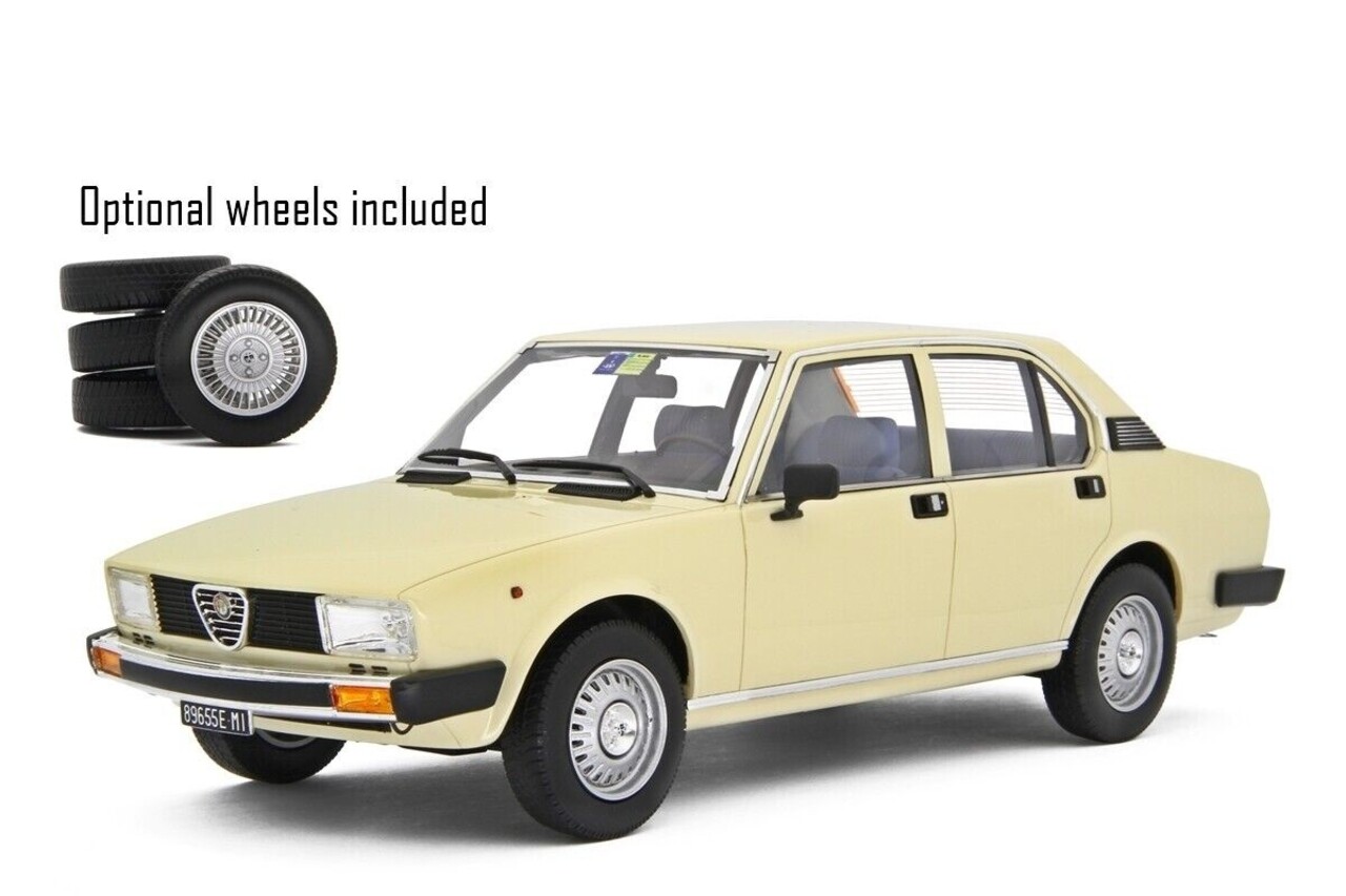 Alfa Romeo Alfa Romeo Alfetta 2.0L 1978 + Optional Wheels - 1:18 - Laudoracing - Model