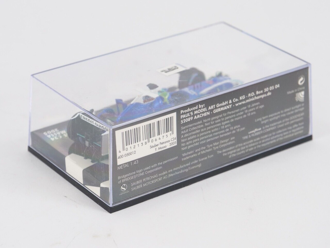 Formule 1 Sauber Petronas C24 F. Massa 2005 - 1:43 - Minichamps