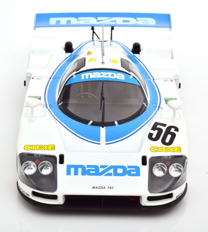 Mazda Mazda 787B 2.6L #56 Team Mazdaspeed Co. Ltd. Oreca 24H Le Mans 1991 - 1:18 - KK Scale Mazda Mazda 787B 2.6L #56 Team Mazdaspeed Co. Ltd. Oreca 24H Le Mans 1991 - 1:18 - KK Scale