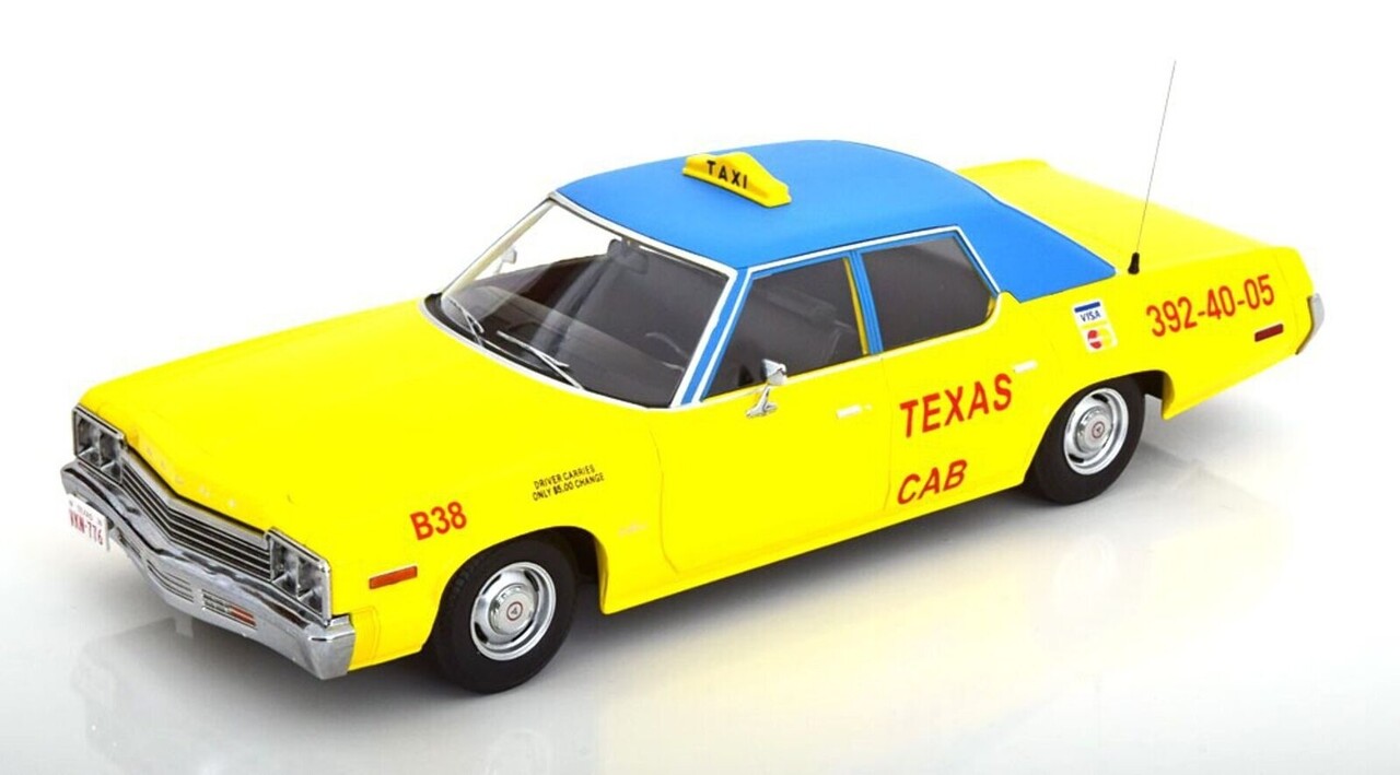 Dodge Dodge Monaco Texas Taxi Cab B38 1974 - 1:18 - KK Scale