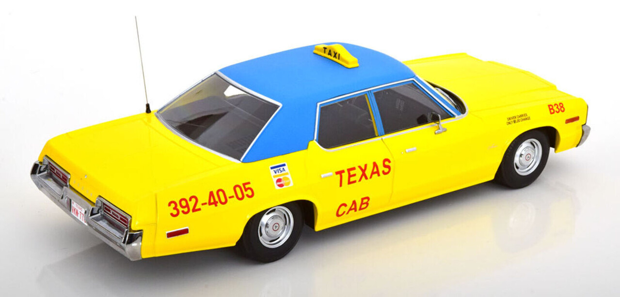 Dodge Dodge Monaco Texas Taxi Cab B38 1974 - 1:18 - KK Scale
