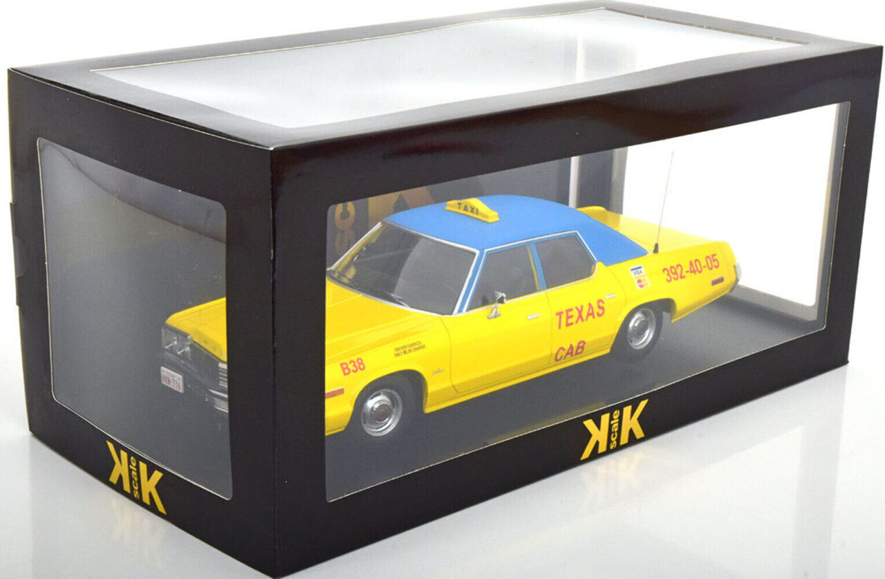 Dodge Dodge Monaco Texas Taxi Cab B38 1974 - 1:18 - KK Scale