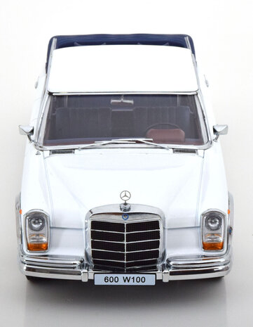 Mercedes-Benz Mercedes-Benz S-Class 600 Pullman (W100) Landaulet Semiconvertible 1964 - 1:18 - KK Scale Mercedes-Benz Mercedes-Benz S-Class 600 Pullman (W100) Landaulet Semiconvertible 1964 - 1:18 - KK Scale