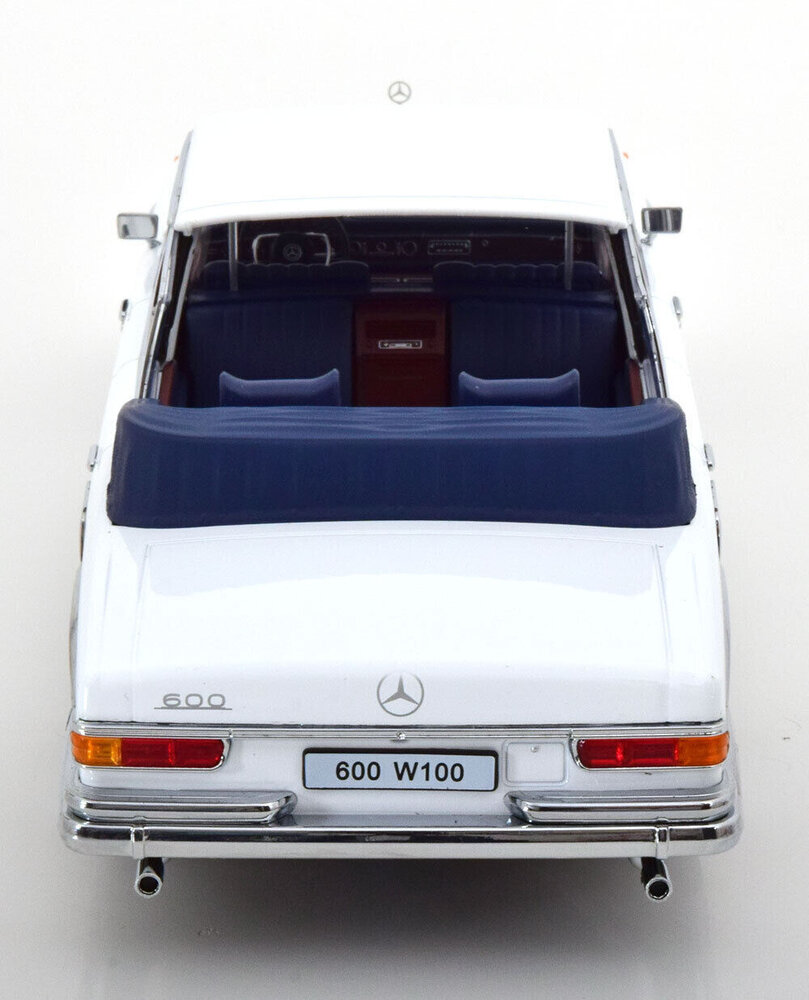 Mercedes-Benz Mercedes-Benz S-Class 600 Pullman (W100) Landaulet Semiconvertible 1964 - 1:18 - KK Scale Mercedes-Benz Mercedes-Benz S-Class 600 Pullman (W100) Landaulet Semiconvertible 1964 - 1:18 - KK Scale