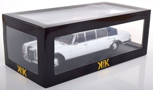 Mercedes-Benz Mercedes-Benz S-Class 600 Pullman (W100) Landaulet Semiconvertible 1964 - 1:18 - KK Scale Mercedes-Benz Mercedes-Benz S-Class 600 Pullman (W100) Landaulet Semiconvertible 1964 - 1:18 - KK Scale
