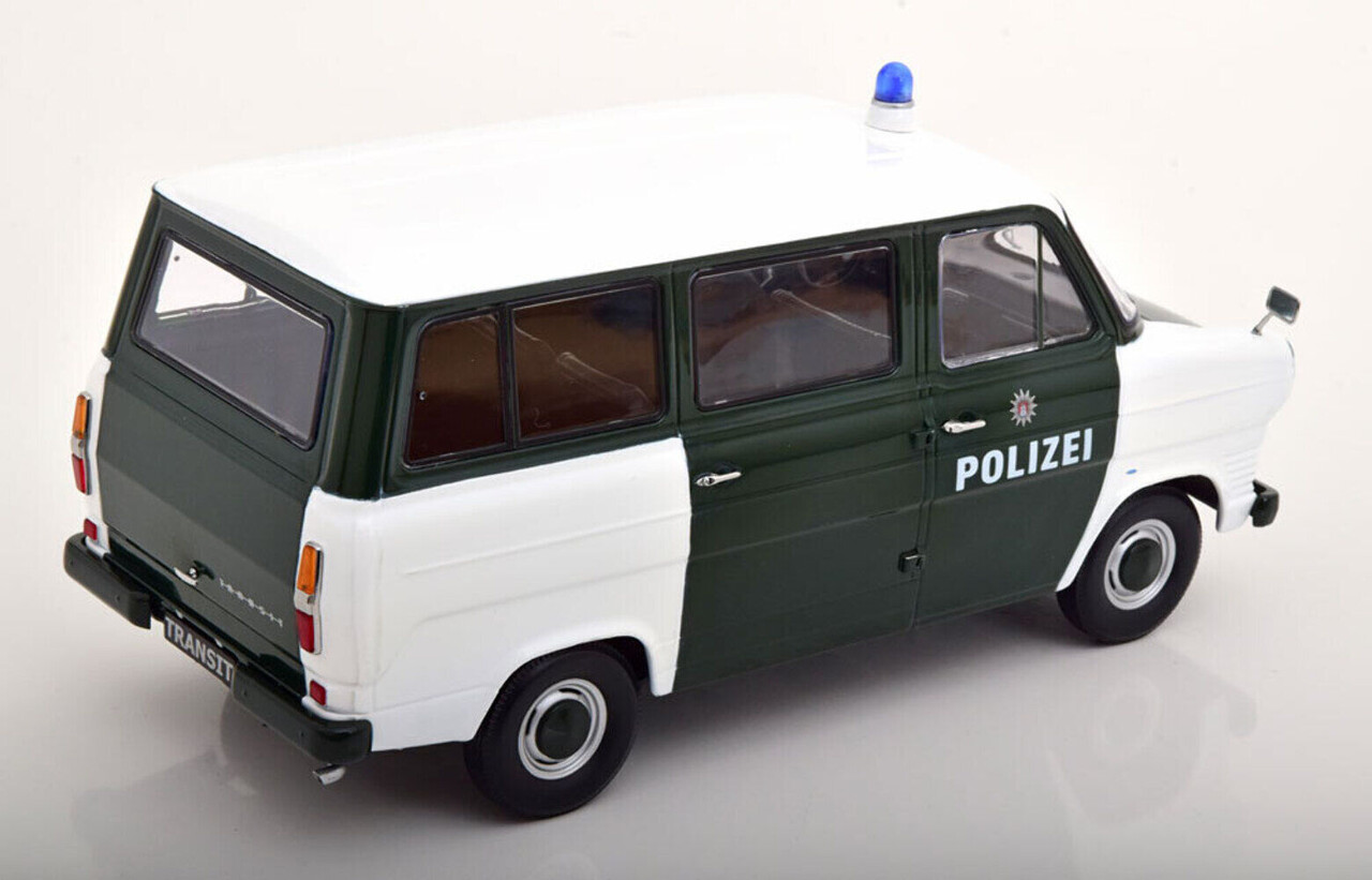 Ford Ford Transit MK I Minibus Hamburg Polizei 1965 - 1:18 - KK Scale Ford Ford Transit MK I Minibus Hamburg Polizei 1965 - 1:18 - KK Scale