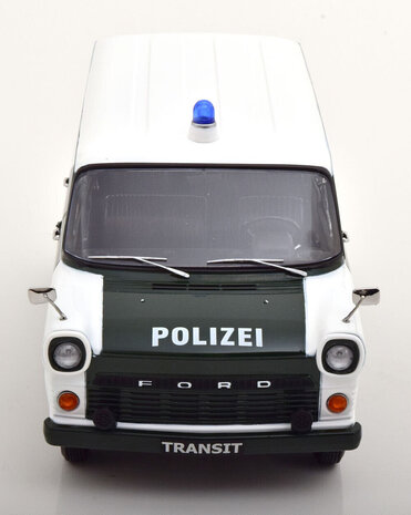 Ford Ford Transit MK I Minibus Hamburg Polizei 1965 - 1:18 - KK Scale Ford Ford Transit MK I Minibus Hamburg Polizei 1965 - 1:18 - KK Scale