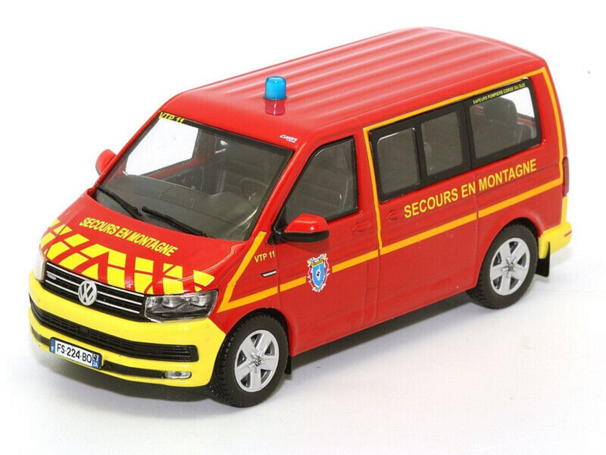 Miniature ODEON 1/43 - Volkswagen T6 Pompier SDIS 83 (Var) - Réf 087 - Neuf