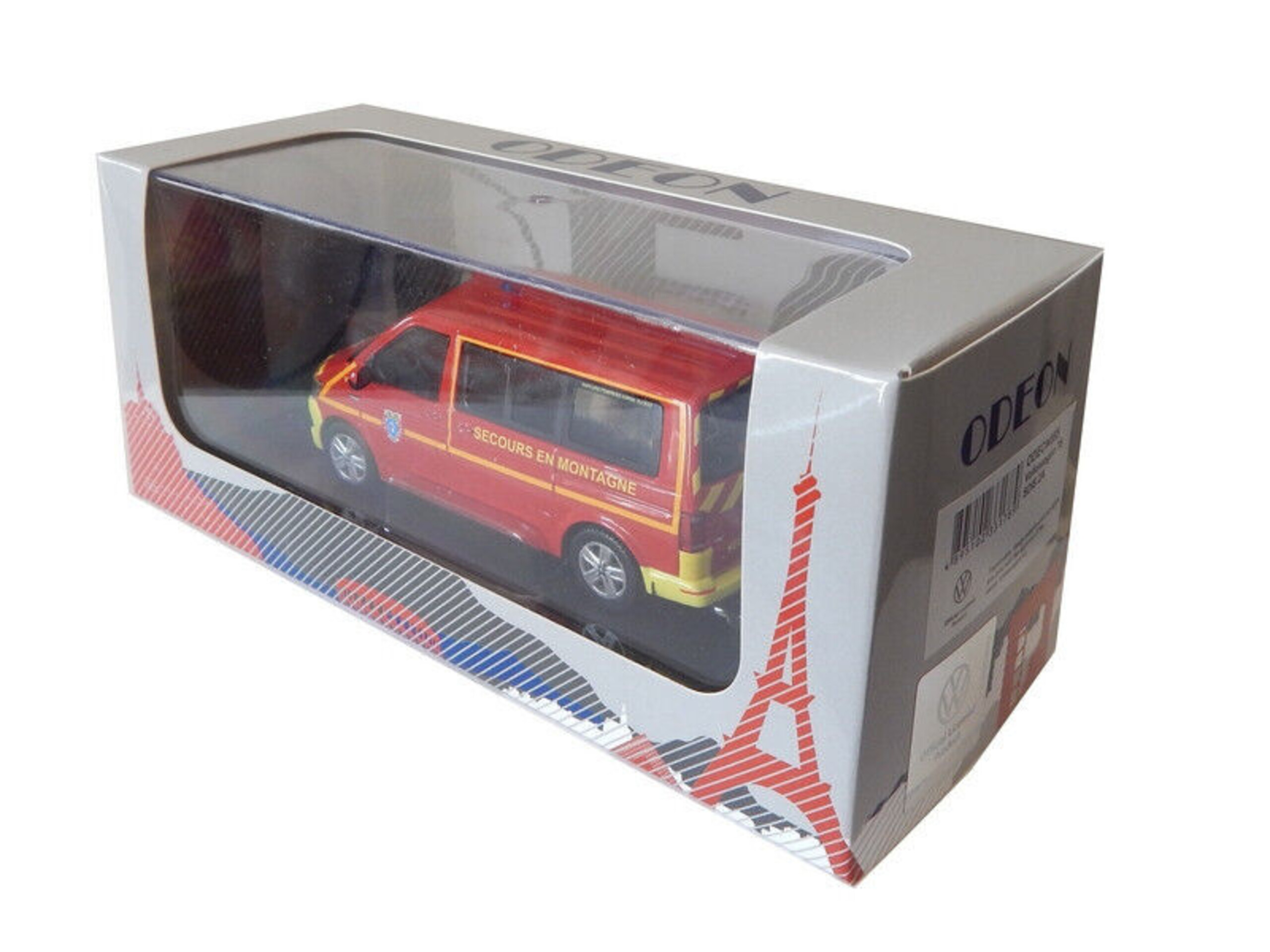 Miniature VOLKSWAGEN T6 Pompier SDIS06 - Édition Limitée à 504 ex. ODEON ODE086 | Collect World