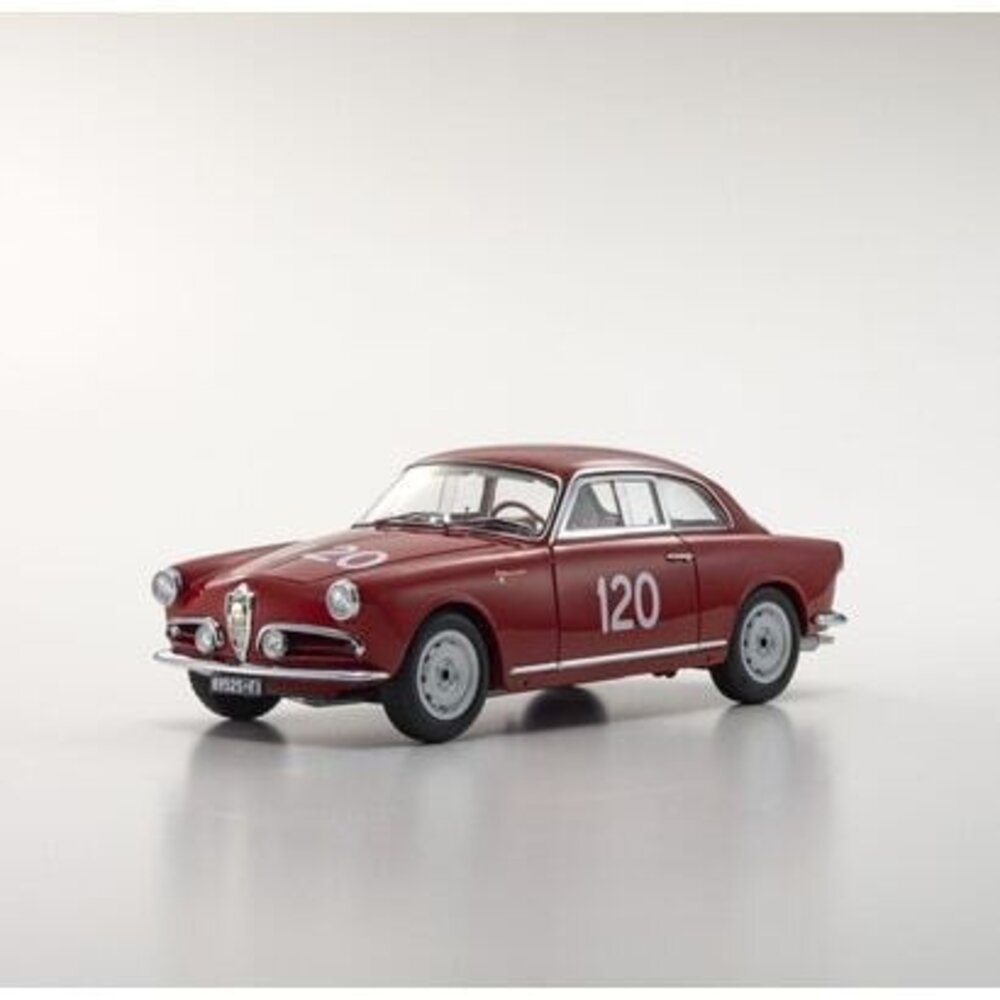 Alfa Romeo Alfa Romeo Giulietta Sprint Veloce #120 Mille Miglia 1956 - 1:18 - Kyosho Alfa Romeo Alfa Romeo Giulietta Sprint Veloce #120 Mille Miglia 1956 - 1:18 - Kyosho