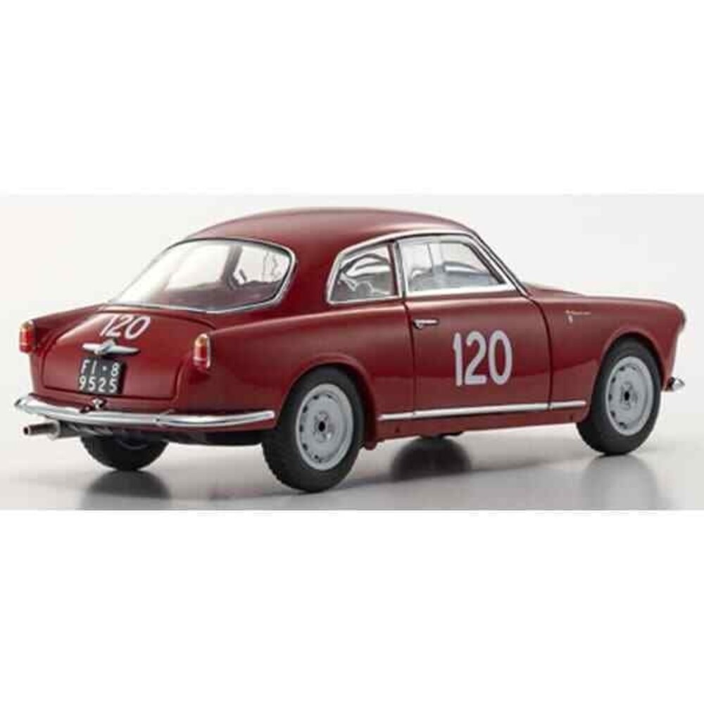 Alfa Romeo Alfa Romeo Giulietta Sprint Veloce #120 Mille Miglia 1956 - 1:18 - Kyosho Alfa Romeo Alfa Romeo Giulietta Sprint Veloce #120 Mille Miglia 1956 - 1:18 - Kyosho