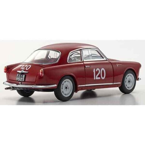 Alfa Romeo Alfa Romeo Giulietta Sprint Veloce #120 Mille Miglia 1956 - 1:18 - Kyosho Alfa Romeo Alfa Romeo Giulietta Sprint Veloce #120 Mille Miglia 1956 - 1:18 - Kyosho