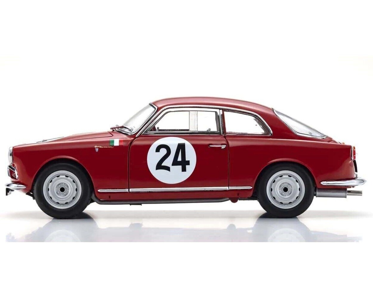 Alfa Romeo Alfa Romeo Giulietta Sprint Veloce #24 Targa Florio 1958 - 1:18 - Kyosho Alfa Romeo Alfa Romeo Giulietta Sprint Veloce #24 Targa Florio 1958 - 1:18 - Kyosho