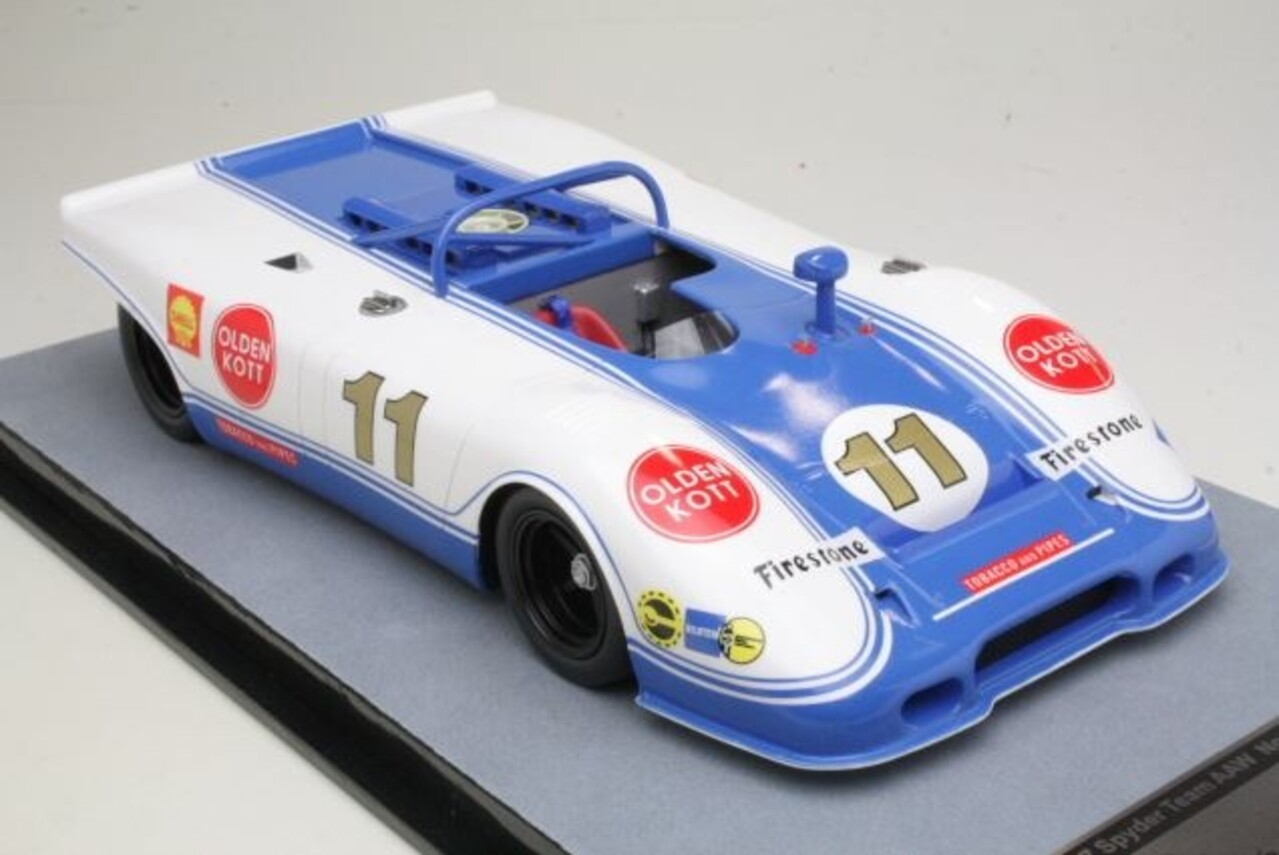 Porsche Porsche 917 Spyder Team AAW #11 Olden Kott Interserie Zolder 1971 - 1:18 - Tecnomodel Mythos Porsche Porsche 917 Spyder Team AAW #11 Olden Kott Interserie Zolder 1971 - 1:18 - Tecnomodel Mythos