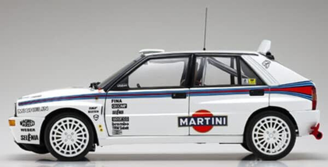 Lancia Lancia Delta HF Integrale Evo #0 Martini Racing Test Car Rally Season 1992 - 1:18 - Kyosho Lancia Lancia Delta HF Integrale Evo #0 Martini Racing Test Car Rally Season 1992 - 1:18 - Kyosho