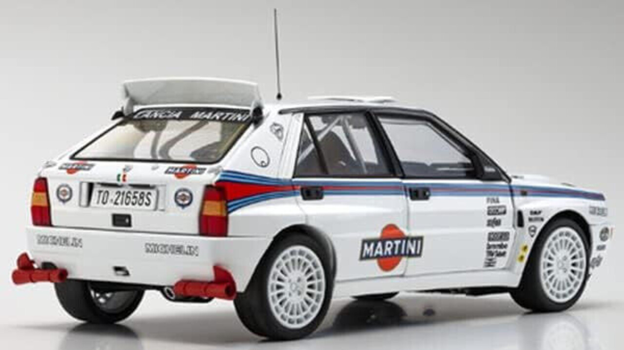 Lancia Lancia Delta HF Integrale Evo #0 Martini Racing Test Car Rally Season 1992 - 1:18 - Kyosho Lancia Lancia Delta HF Integrale Evo #0 Martini Racing Test Car Rally Season 1992 - 1:18 - Kyosho