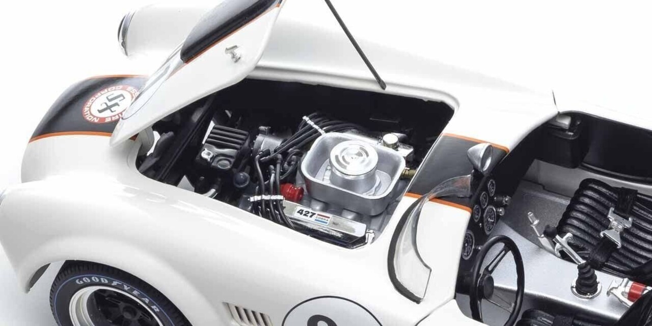 Shelby Shelby Cobra 427S/C Spider #91 Essex Wire 500Km Bridgehampton 1965 - 1:18 - Kyosho