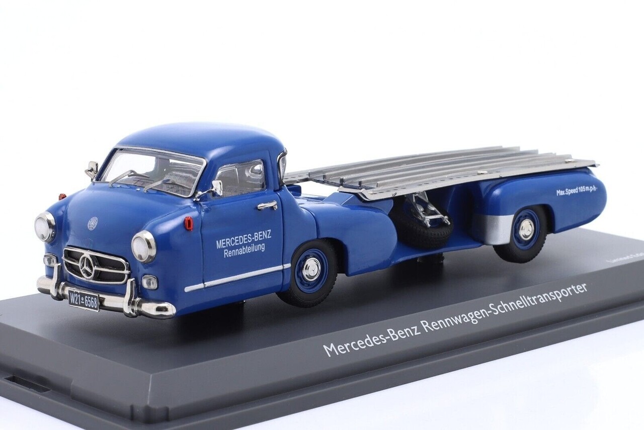 Mercedes-Benz Mercedes-Benz Rennwagen-Schnelltransporter - 1:43 - Schuco Mercedes-Benz Mercedes-Benz Rennwagen-Schnelltransporter - 1:43 - Schuco