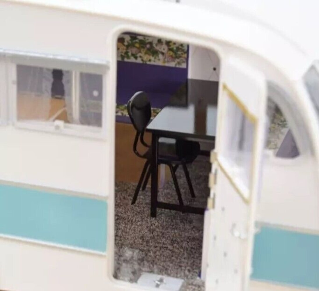 Citroen Citroën DS 19 1959 + Hénon Caravan - 1:18 - Norev