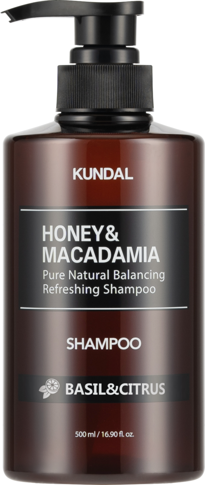 Kundal Kundal - Honey & Macadamia Shampoo (Basil & Citrus) - 500ml