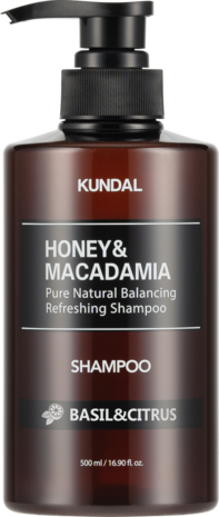 Kundal Kundal - Honey & Macadamia Shampoo (Basil & Citrus) - 500ml