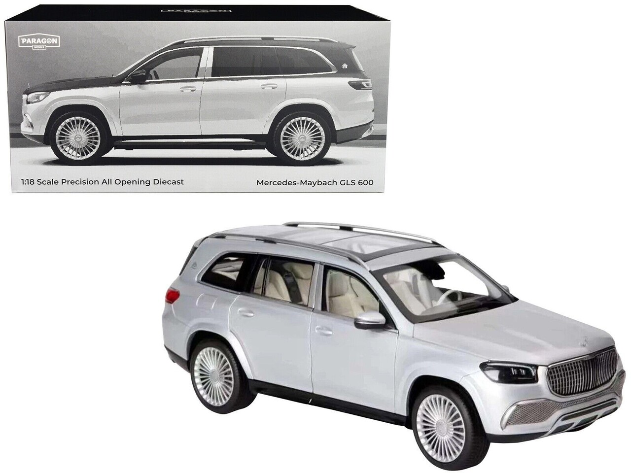 Mercedes-Benz Mercedes-Maybach GLS 600 (LHD) - 1:18 - Paragon Models Mercedes-Benz Mercedes-Maybach GLS 600 (LHD) - 1:18 - Paragon Models